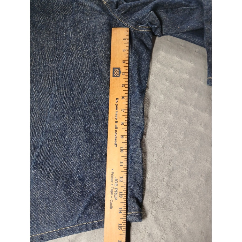 ✨️Vintage Dickies Denim Carpenter Shorts Men's Size 42 Dark Wash Baggy Skater✨️ - Picture 3 of 7